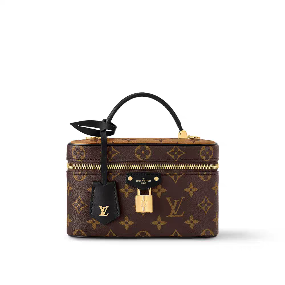 Τσάντα χειρός Vintage-Inspired Box – Elegant Monogram Tote Box