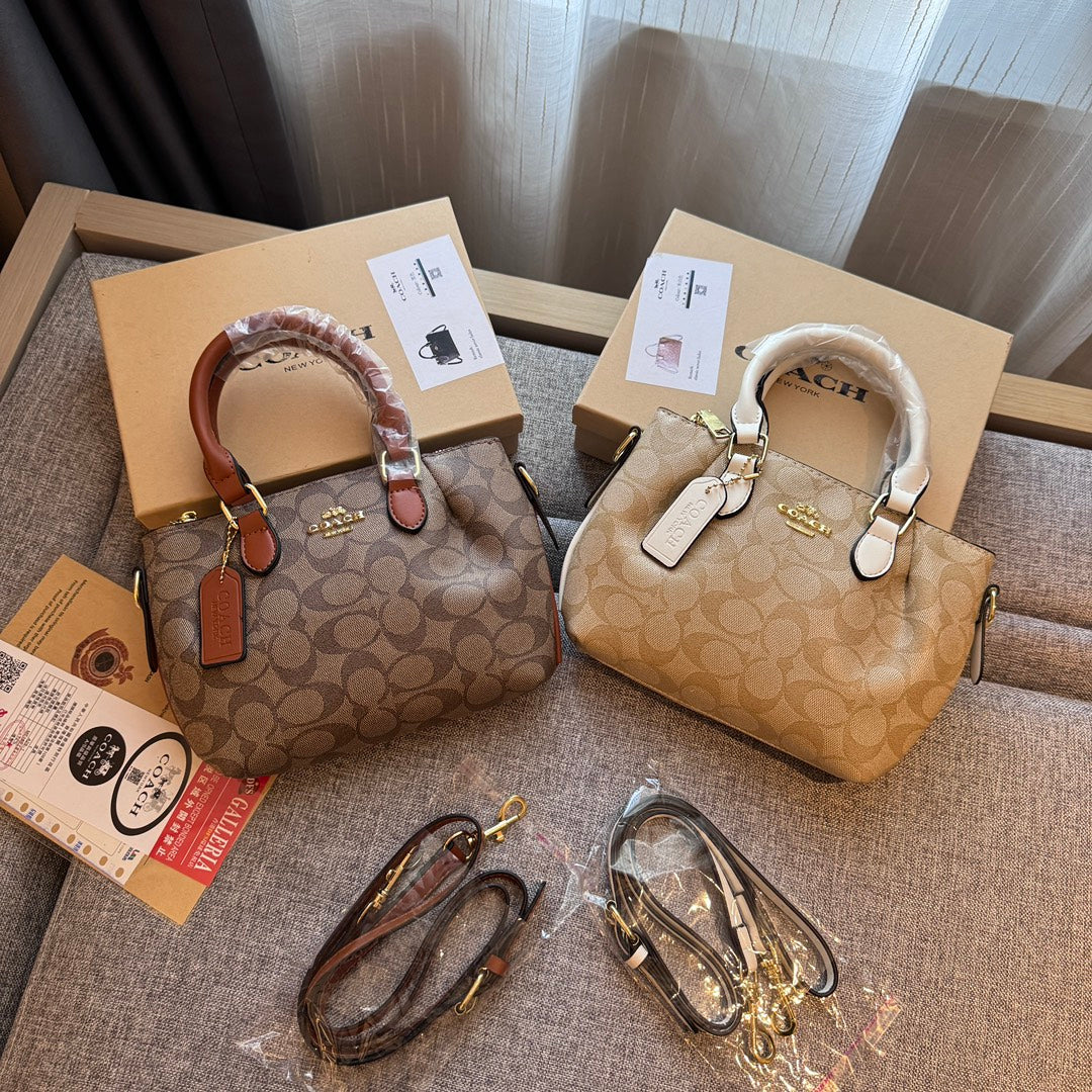 Feita com perfeição: bolsa de mão de couro com toque luxuoso