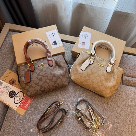 Feita com perfeição: bolsa de mão de couro com toque luxuoso