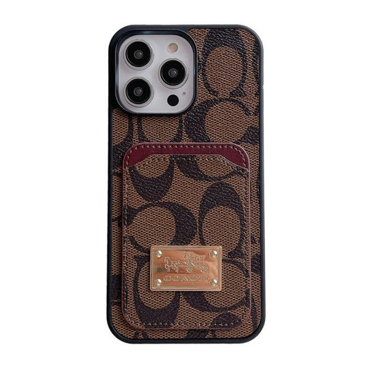 Klasična usnjena torba za kartice za iPhone