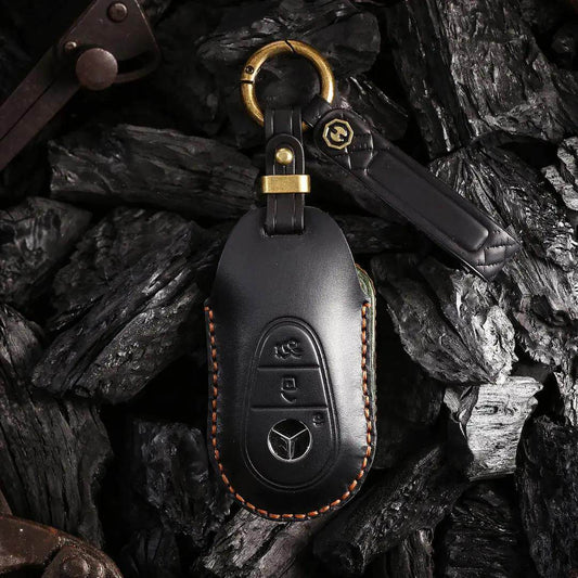 Top Grain Leather θήκη κλειδιών Mercedes