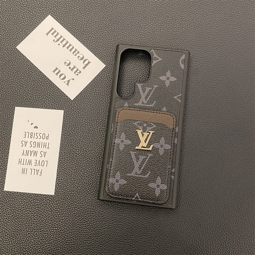 SAMSUNG GALAXY PETITE MALLE PUHELINKOTELOT KORTTIPIDIKKE MONOGRAM CANVAS