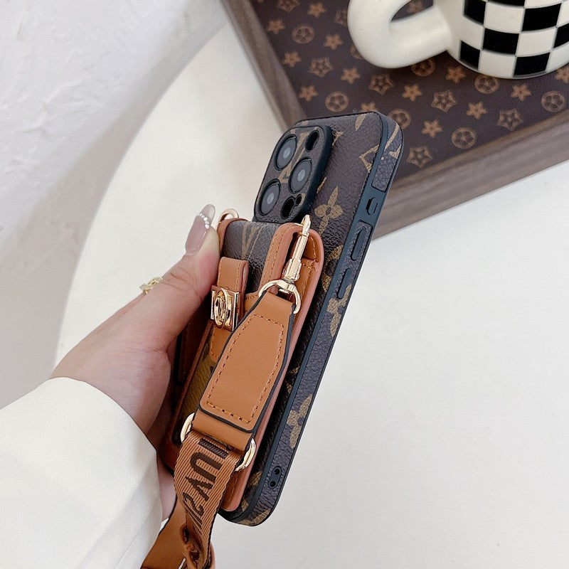 Sealbhóir Cárta Só Cás iPhone Crossbody