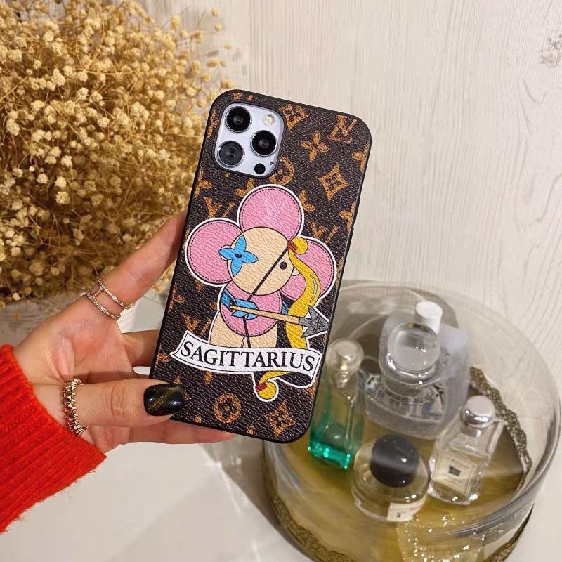 Schütze Love bemalte iPhone-Hülle nach Maß