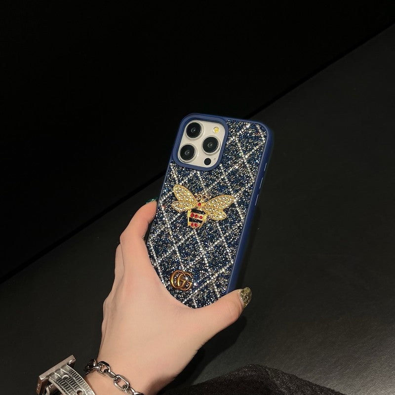 Premium Bee Diamond iPhone -kotelo