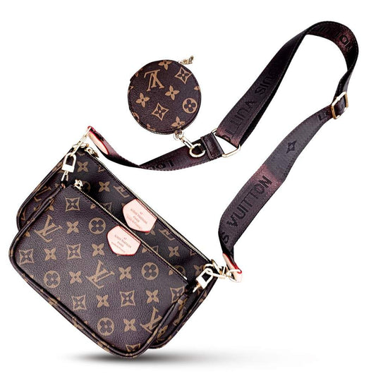 Capa de telefone luxuosa Allure 3 em 1 com alça removível