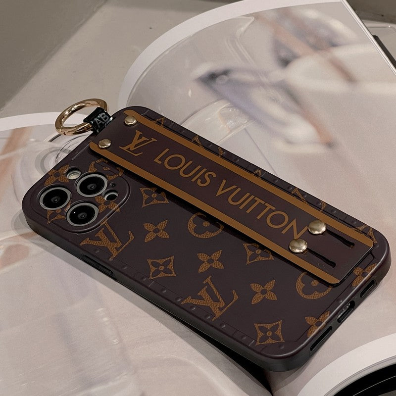 Luxusné hnedé puzdro na iPhone