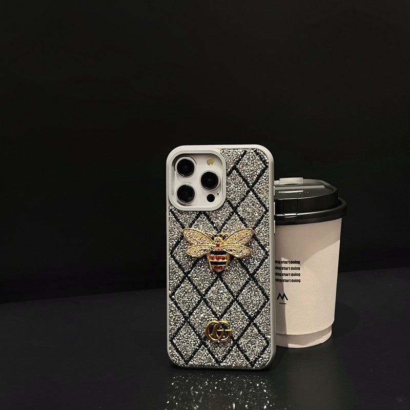Premium Bee Diamond iPhone -kotelo