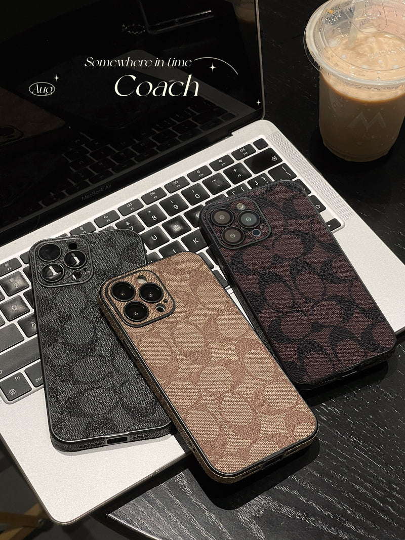 Custodia classica per iPhone nera -QB240402