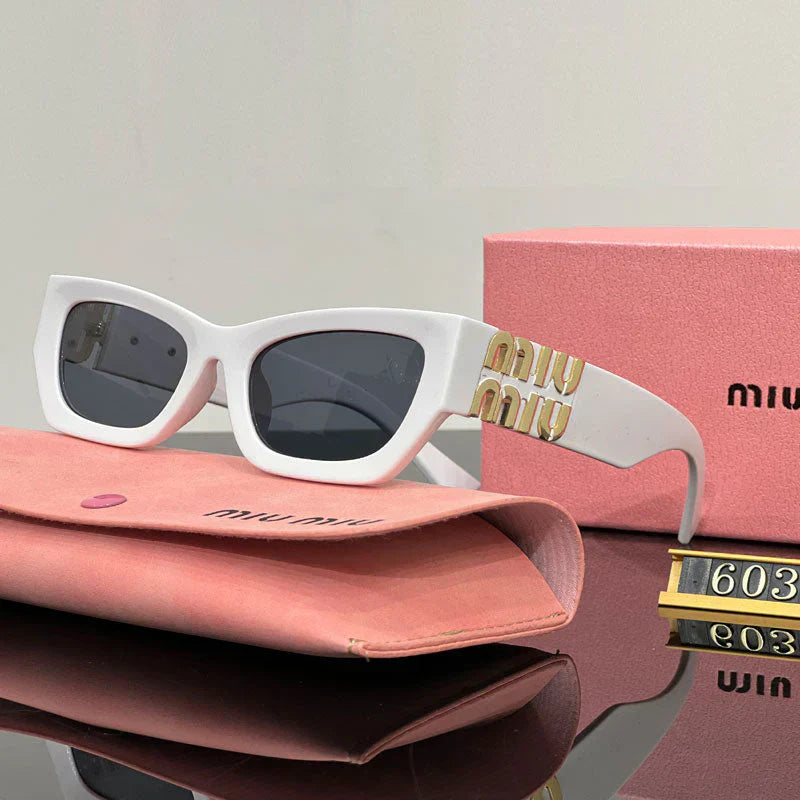 Gafas de sol cuadradas de ojo de gato de moda 6037