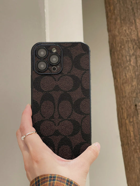Klasičen ovitek za iPhone rjav -QB240402