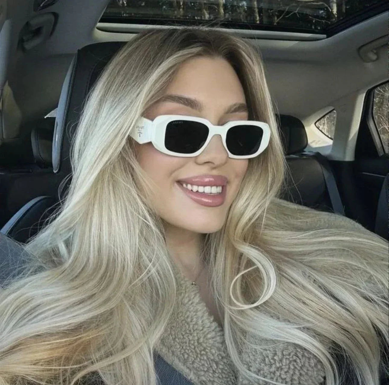 Polygonal retro unisex solbriller 8251