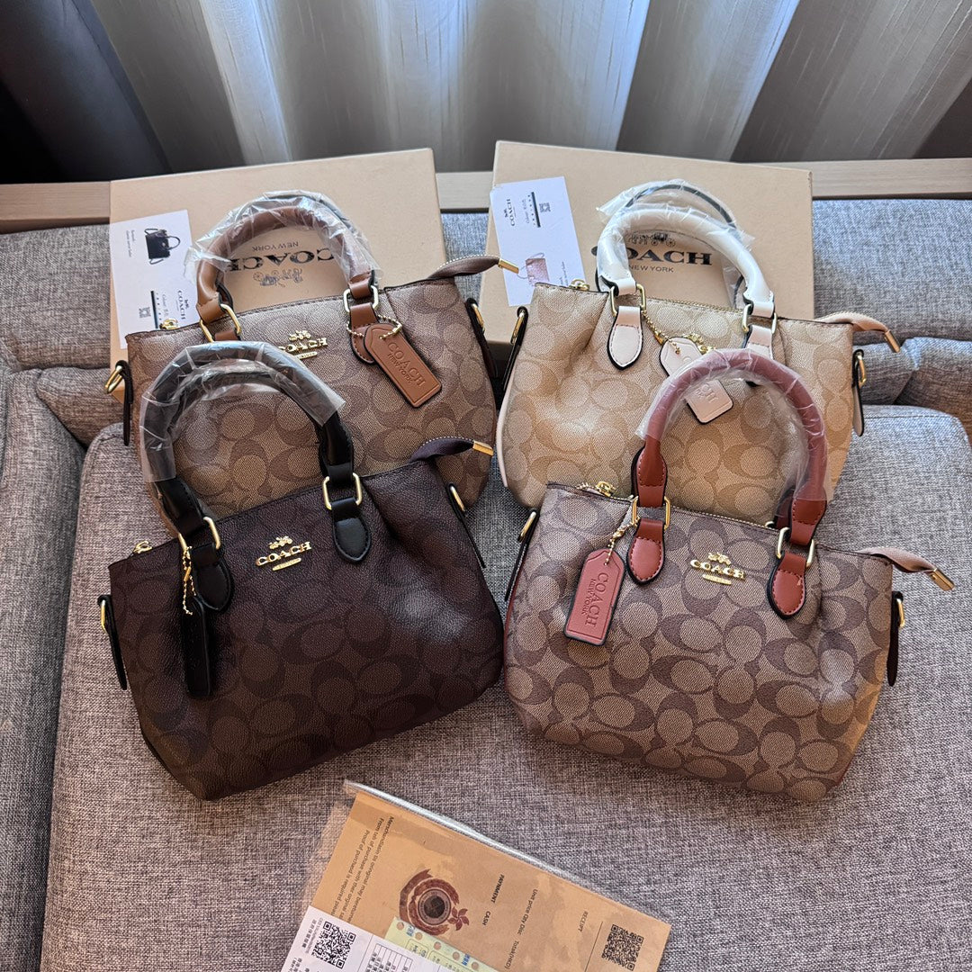 Feita com perfeição: bolsa de mão de couro com toque luxuoso