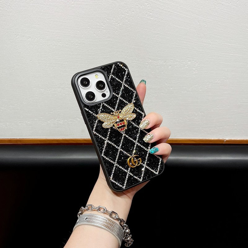 Premium Bee Diamond iPhone -kotelo