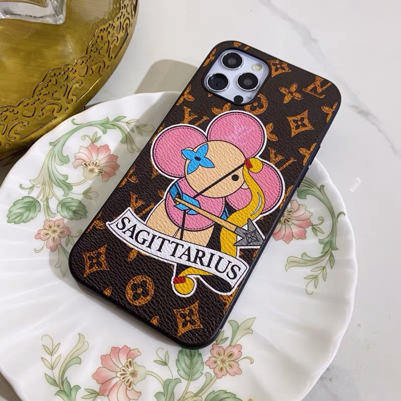 Schütze Love bemalte iPhone-Hülle nach Maß