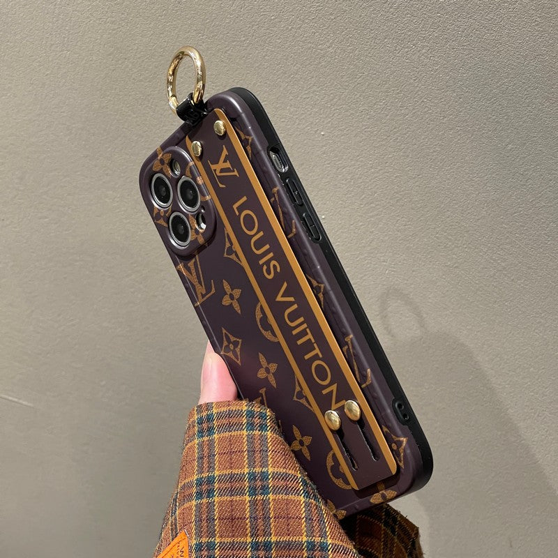 Luxusné hnedé puzdro na iPhone