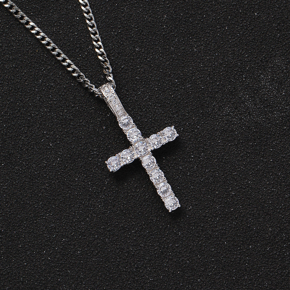 Iced Cross Necklace