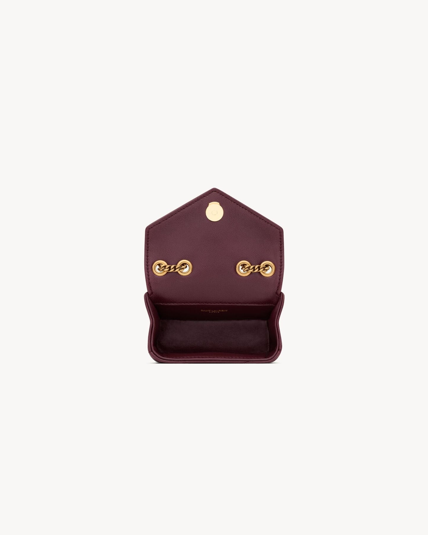 L-Y Leather Mini Chain Adjustable Handbag Wallet