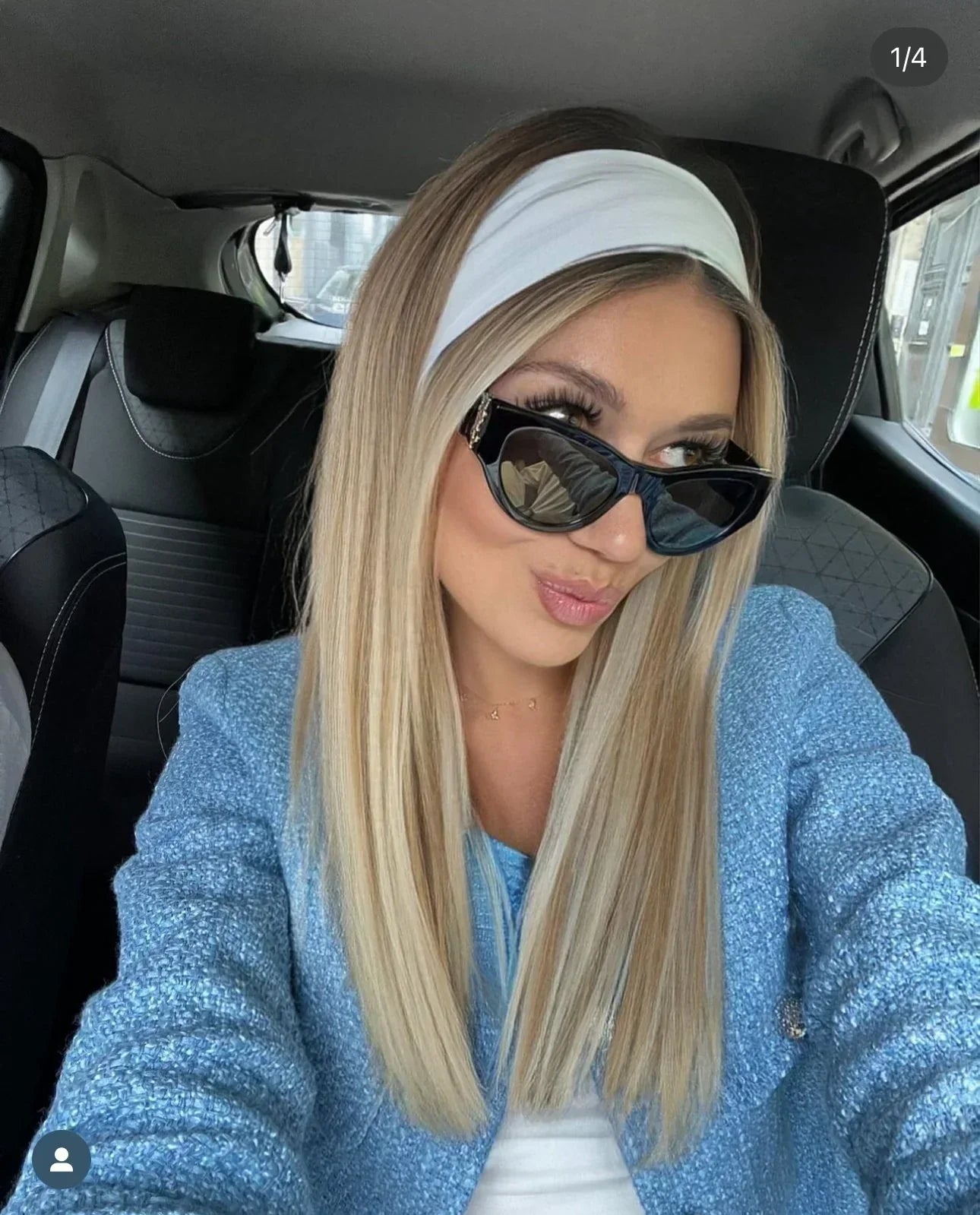 Luxury Large Frame Sunglasses Y-019