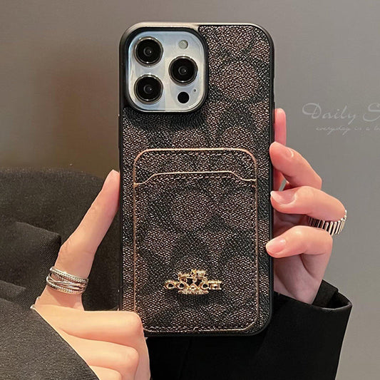 Klasična usnjena torba za kartice za iPhone