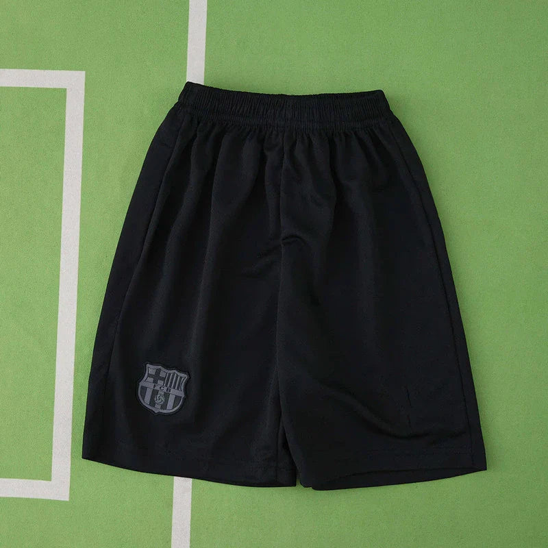 F.C. Uniforme infantil do Barcelona para jogos fora de casa - Temporada 25/26