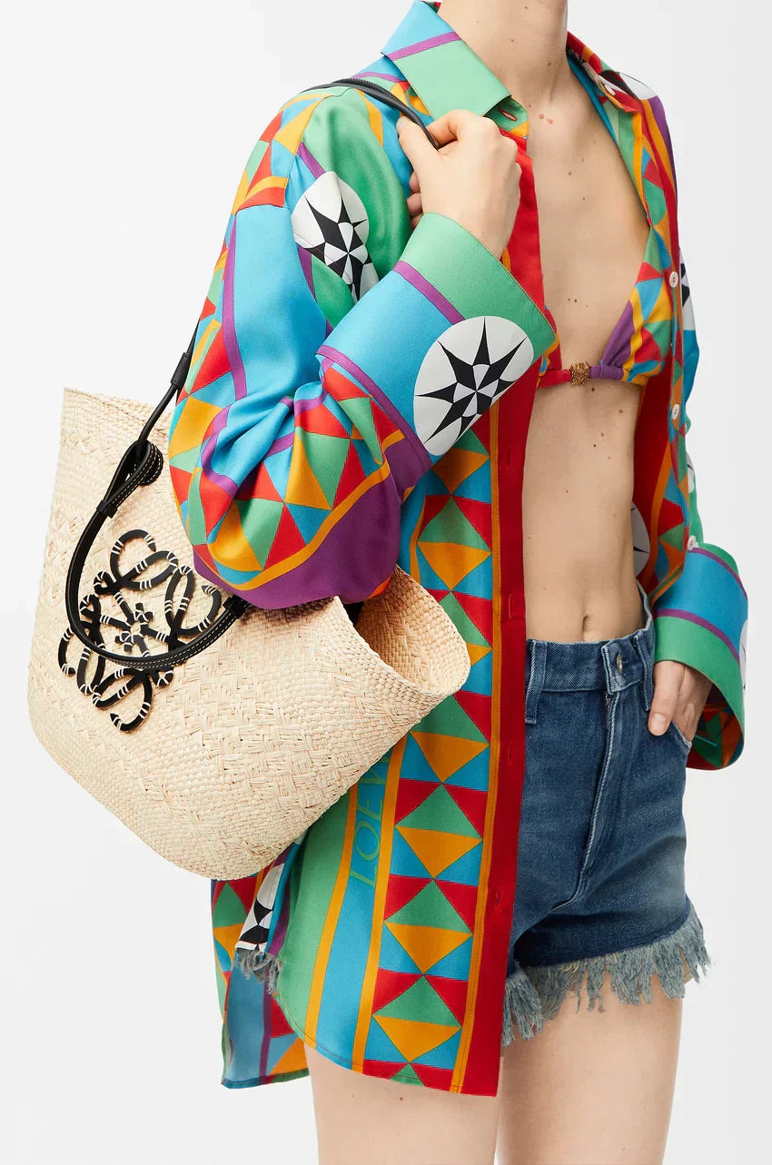 أوراق النخيل الفاخرة وسلة LYW الطبيعية