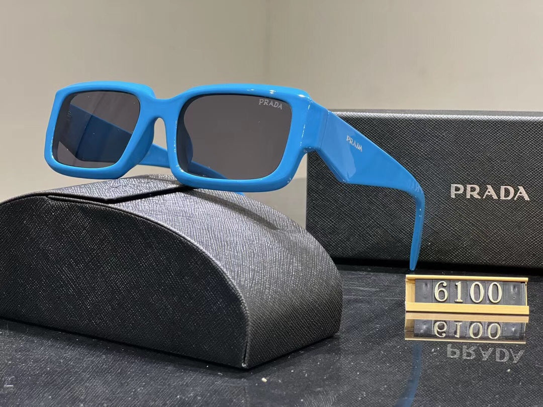 Niskie kwadratowe okulary przeciwsłoneczne 6100