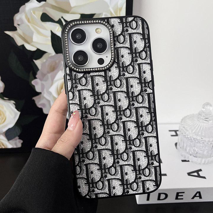 高級感のあるファブリックスパークルサラウンドiPhoneケース