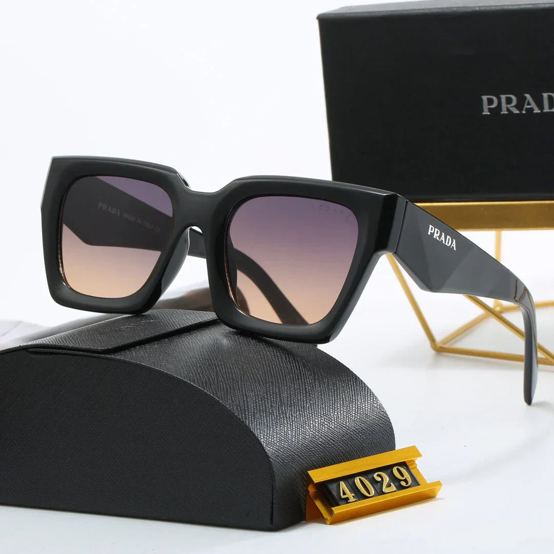Fashionable square frame universal sunglasses 4029