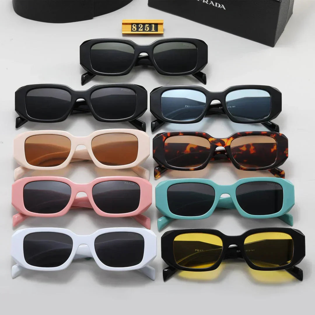 Monikulmaiset Retro Unisex -aurinkolasit 8251