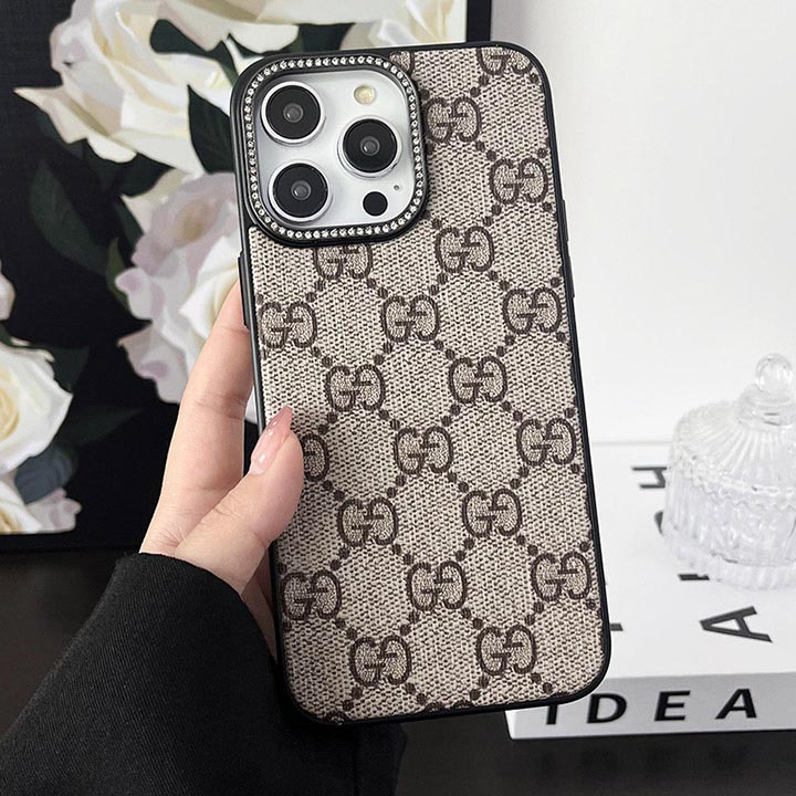 高級感のあるファブリックスパークルサラウンドiPhoneケース