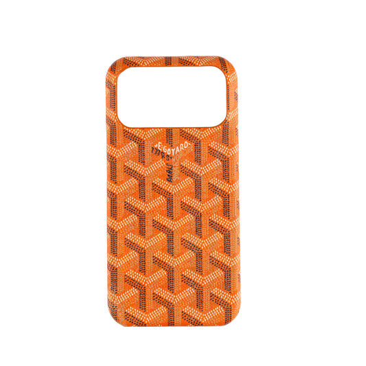 Husă pentru iPhone cu textura portocalie de lux – Husă de protecție elegantă rezistentă la șocuri