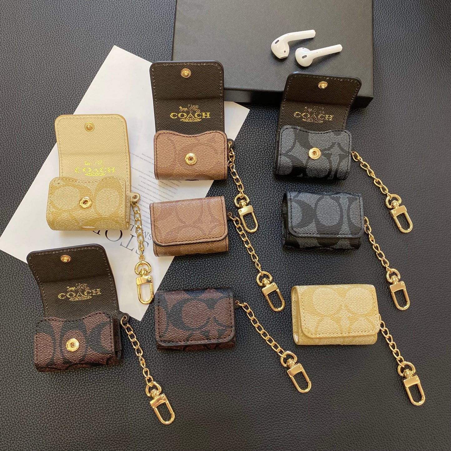 Luxury Classic AirPods 3rd Generation Cases Dark brown-YH240425