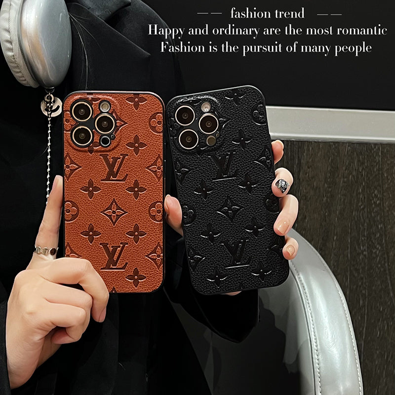 Ylellinen värillinen nahkainen iPhone-kotelo