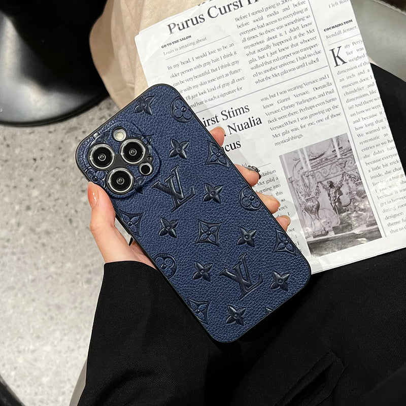 Ylellinen värillinen nahkainen iPhone-kotelo