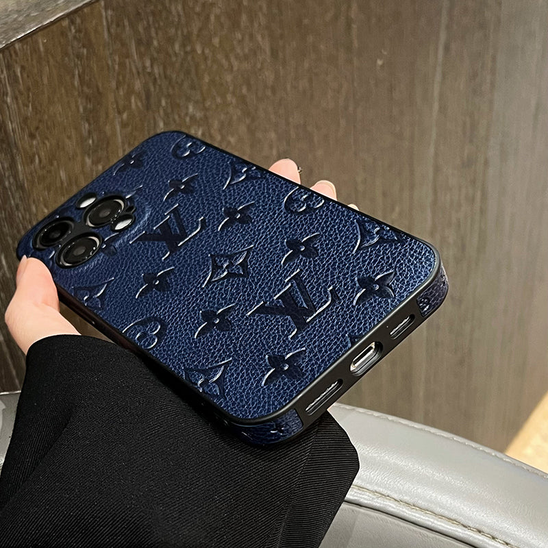 Ylellinen värillinen nahkainen iPhone-kotelo