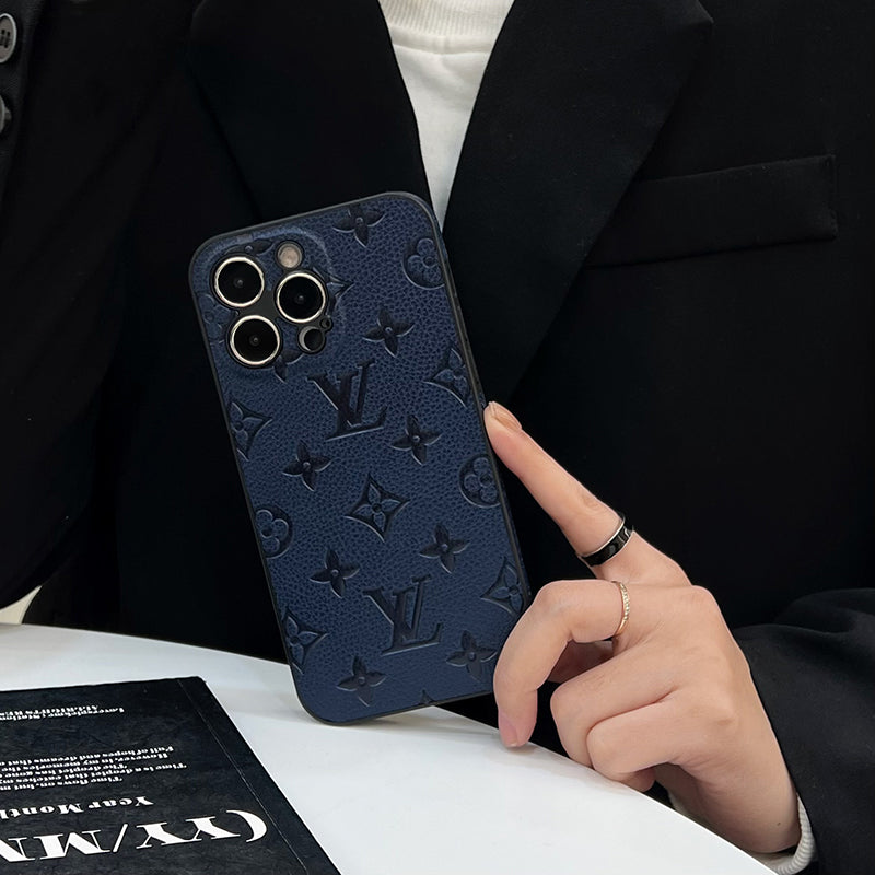 Ylellinen värillinen nahkainen iPhone-kotelo