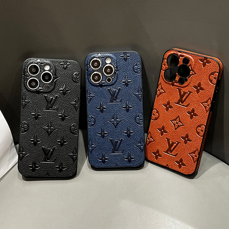 Ylellinen värillinen nahkainen iPhone-kotelo