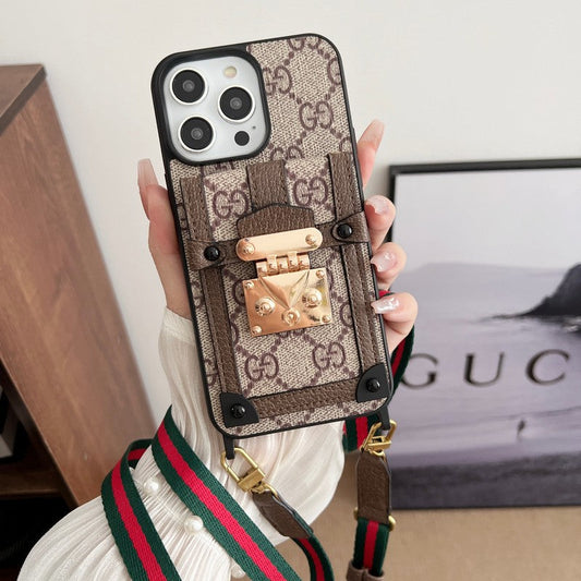 Klasičen ovitek za iPhone Premium Card Bag Chain