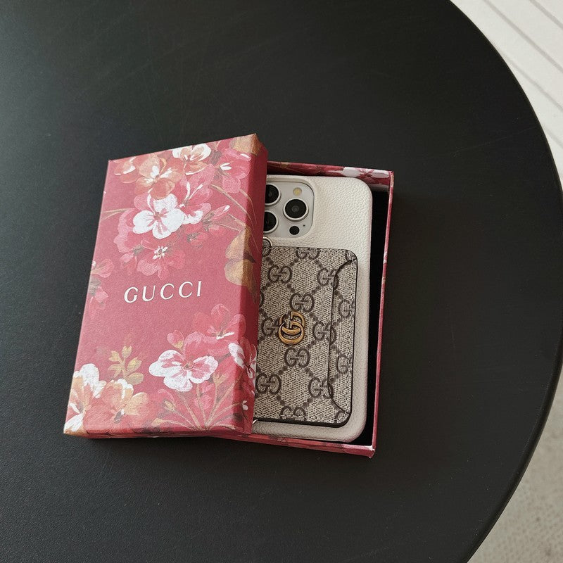 Mála Cárta Préimh Crossbody Cás iPhone Clasaiceach