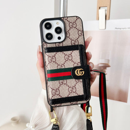 Premium Card Bag Chain Classic iPhone-kotelo