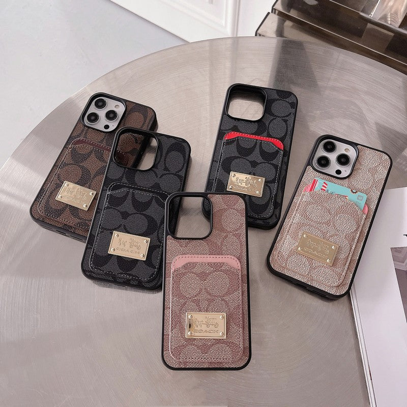 Husă clasică pentru iPhone din piele