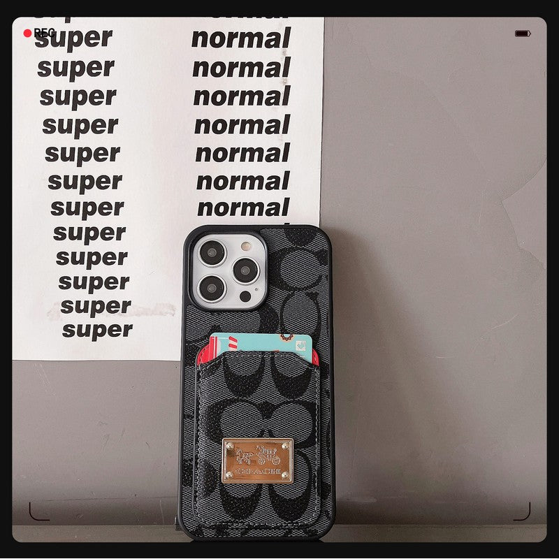 Husă clasică pentru iPhone din piele