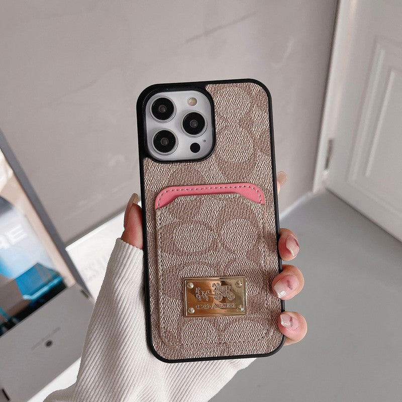 Husă clasică pentru iPhone din piele