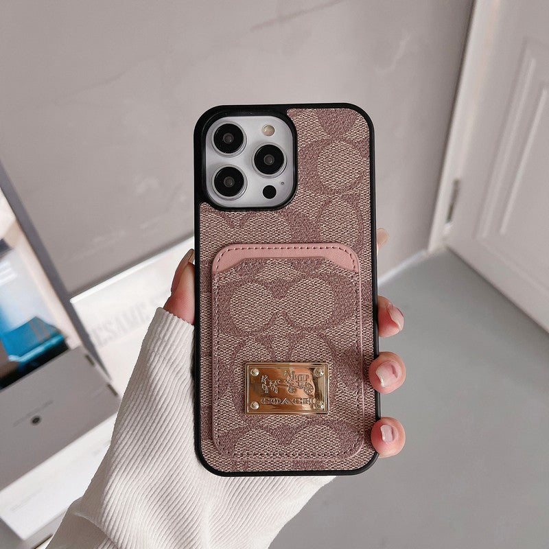 Husă clasică pentru iPhone din piele