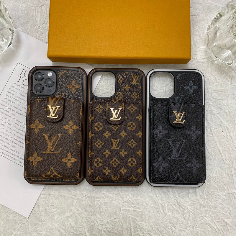 Custodia per iPhone di lusso con custodia per carte