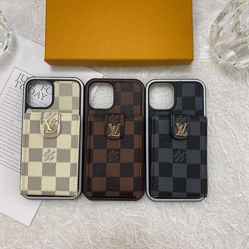Custodia per iPhone di lusso con custodia per carte
