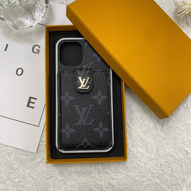 Custodia per iPhone di lusso con custodia per carte