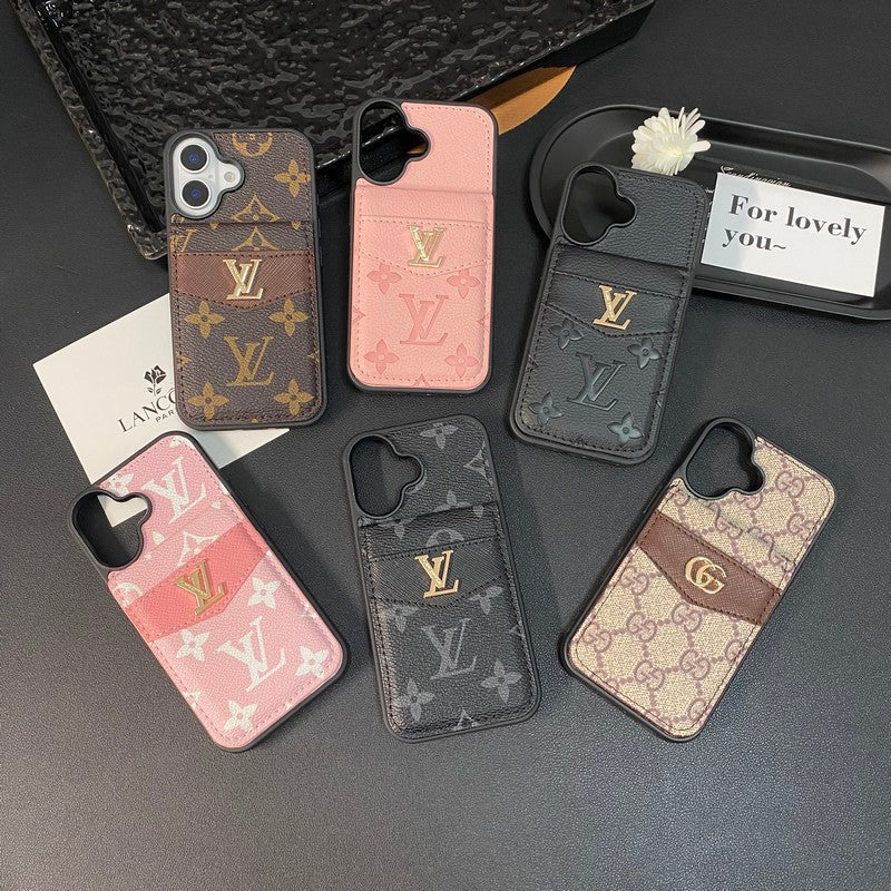 Custodia per iPhone con custodia per carte Premium