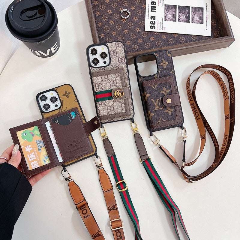 Capa para iPhone com bolsa de cartão premium